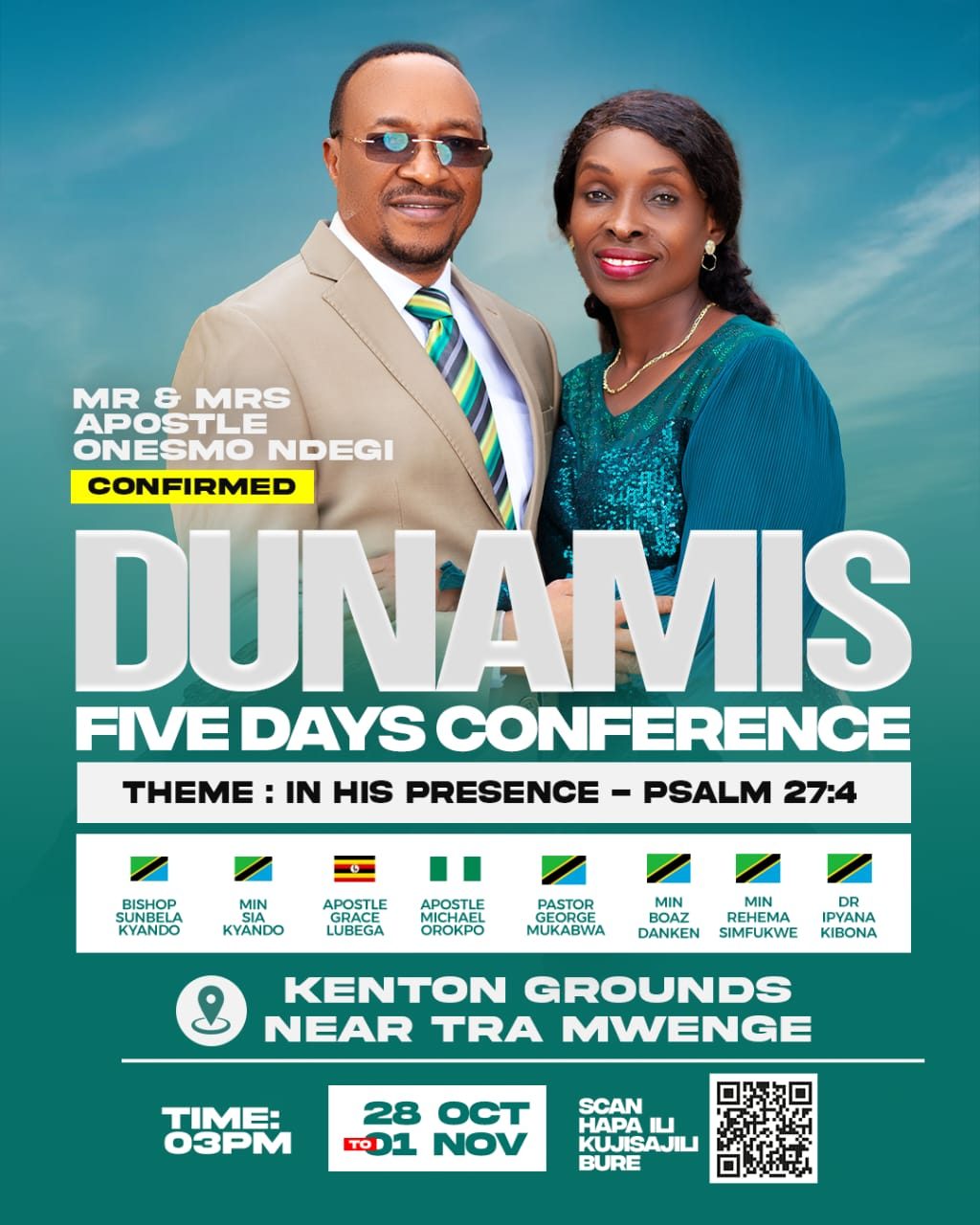 Mr & Mrs Apostle Onesmo Ndegi